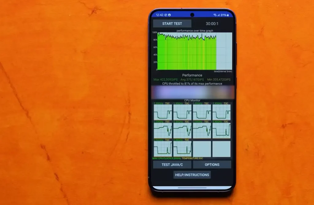 samsung galaxy s24 plus Cpu test