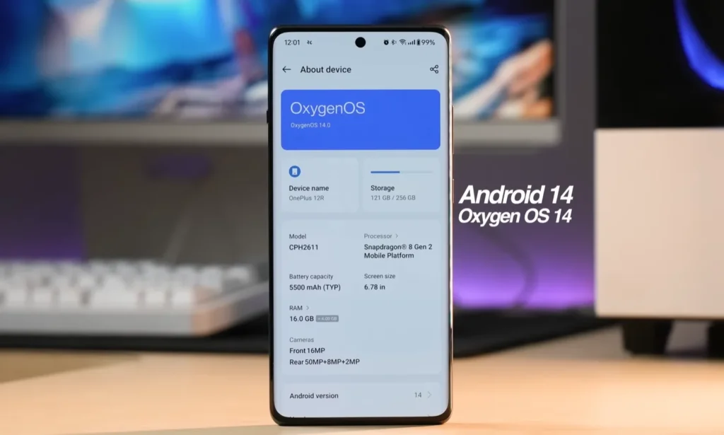 OnePlus 12R OS Android version