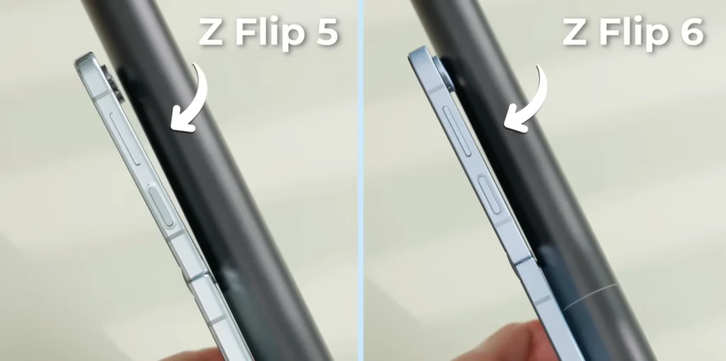 Samsung z fold 5 and z fold 6 comparison