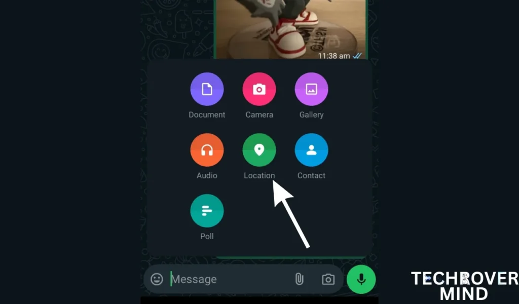 How to share live Location on WhatsApp