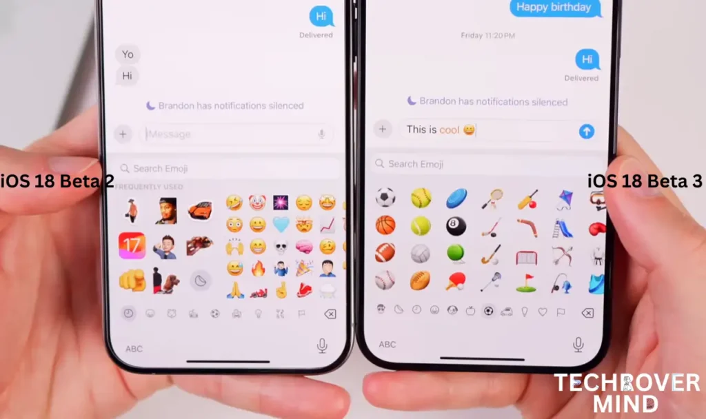 iOS 18 beta 3 feature 2. Nice Keyboard Feature