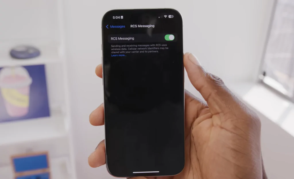 iphone rcs messaging