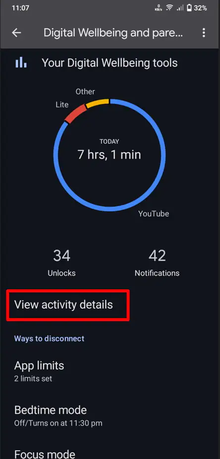 how to check screen time